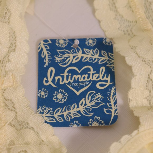 NWT Free People Racerback Bralette in Lemon Water Ice - Picture 7 of 8